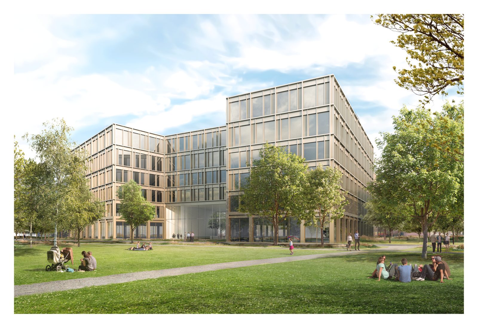 Parc d’innovation Energypolis à Sion, vue du chantier